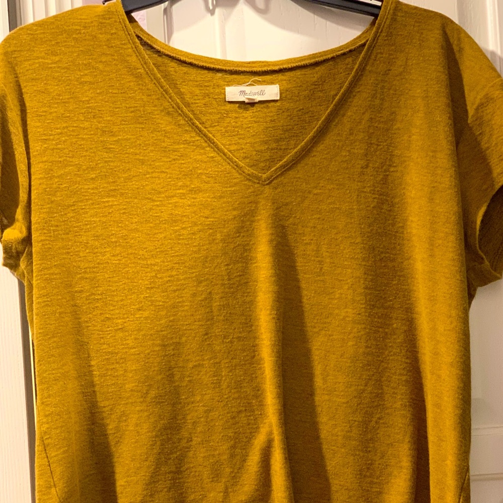 Madewell green everyday basic T-shirt